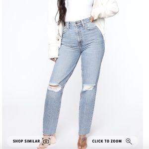 High Rise Mom jeans
